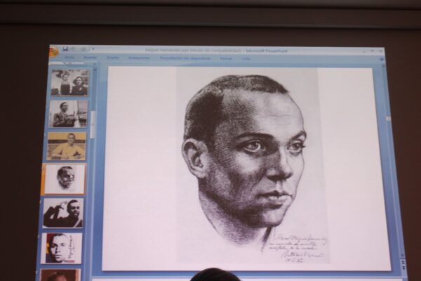 Conferencia de Dª. Gloria Martín García sobre Miguel Herández, «El Poeta y el Hombre»